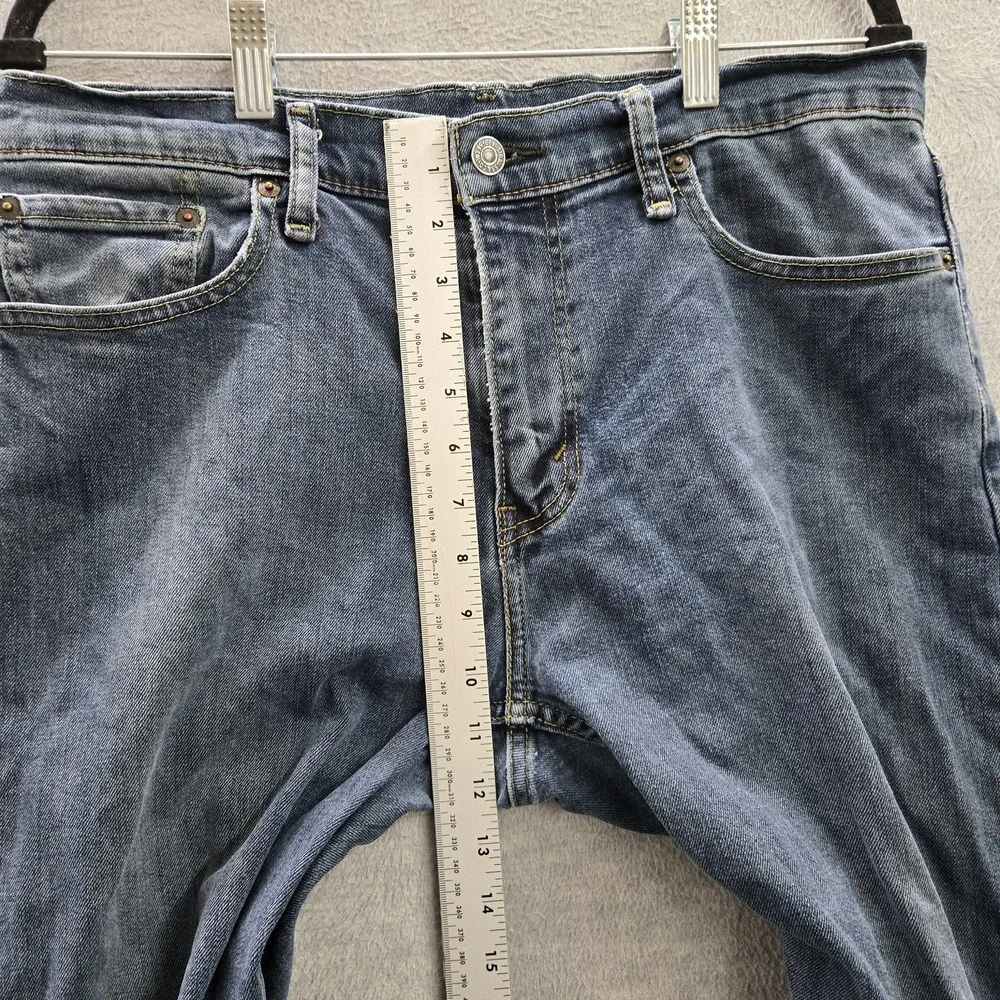 Levi's 504 Men Jeans 32X32 Blue Denim Straight Fit Button 31